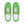 Load image into Gallery viewer, Trendy Gay Pride Colors Green Lace-up Shoes - Women Sizes
