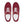 Carica l&#39;immagine nel Visualizzatore galleria, Trendy Lesbian Pride Colors Burgundy Lace-up Shoes - Women Sizes
