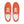 Load image into Gallery viewer, Trendy Non-Binary Pride Colors Orange Lace-up Shoes - Women Sizes
