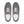 Carica l&#39;immagine nel Visualizzatore galleria, Trendy Pansexual Pride Colors Gray Lace-up Shoes - Women Sizes
