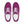 Laden Sie das Bild in den Galerie-Viewer, Trendy Transgender Pride Colors Violet Lace-up Shoes - Women Sizes
