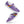 Cargar imagen en el visor de la galería, Gay Pride Colors Modern Purple Lace-up Shoes - Women Sizes
