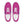 Cargar imagen en el visor de la galería, Genderfluid Pride Colors Modern Fuchsia Lace-up Shoes - Women Sizes
