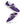 Cargar imagen en el visor de la galería, Genderqueer Pride Colors Modern Purple Lace-up Shoes - Women Sizes
