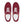 Carica l&#39;immagine nel Visualizzatore galleria, Lesbian Pride Colors Modern Burgundy Lace-up Shoes - Women Sizes

