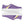 Cargar imagen en el visor de la galería, Non-Binary Pride Colors Modern Purple Lace-up Shoes - Women Sizes
