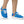 Laden Sie das Bild in den Galerie-Viewer, Pansexual Pride Colors Modern Blue Lace-up Shoes - Women Sizes
