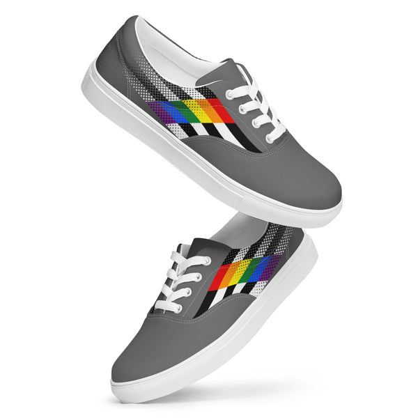 Ally Pride Colors Original Gray Lace-up Shoes - Women Sizes