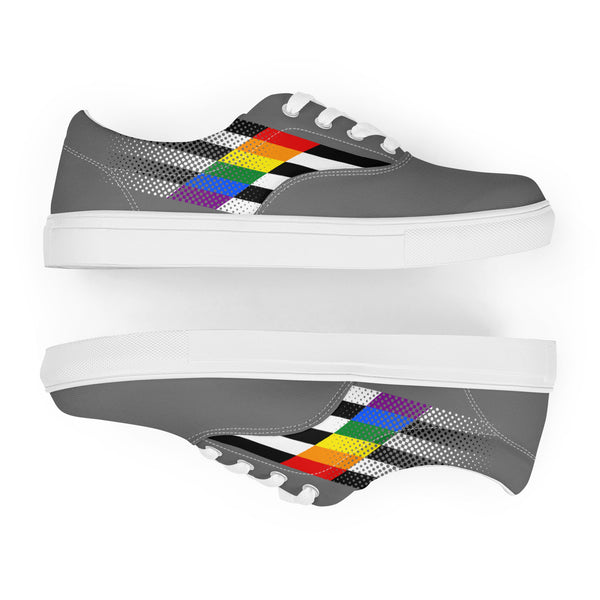 Ally Pride Colors Original Gray Lace-up Shoes - Women Sizes