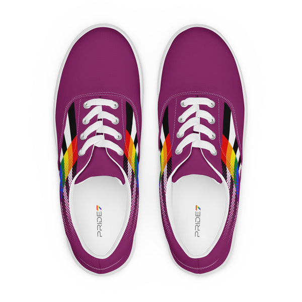 Ally Pride Colors Original Purple Lace-up Shoes - Women Sizes