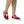 Charger l&#39;image dans la galerie, Lesbian Pride Colors Original Burgundy Lace-up Shoes - Women Sizes

