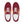 Carregar imagem no visualizador da galeria, Lesbian Pride Colors Original Burgundy Lace-up Shoes - Women Sizes
