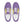 Load image into Gallery viewer, Non-Binary Pride Colors Original Purple Lace-up Shoes - Women Sizes
