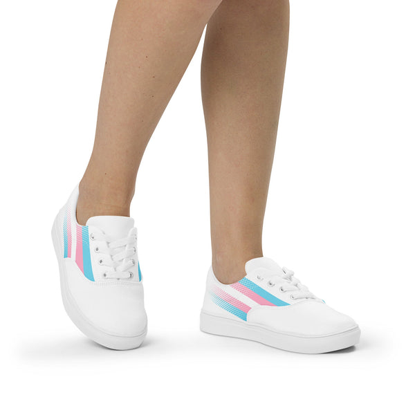 Transgender Pride Lace-Up Shoes