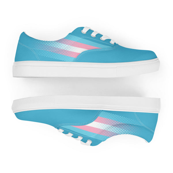 Transgender Pride Flag Lace-Ups