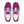 Laden Sie das Bild in den Galerie-Viewer, Transgender Pride Colors Original Violet Lace-up Shoes - Women Sizes
