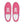 Charger l&#39;image dans la galerie, Casual Bisexual Pride Colors Pink Lace-up Shoes - Women Sizes
