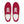 Load image into Gallery viewer, Casual Gay Pride Colors Red Lace-up Shoes - Women Sizes
