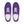 Laden Sie das Bild in den Galerie-Viewer, Casual Genderfluid Pride Colors Purple Lace-up Shoes - Women Sizes
