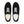 Carica l&#39;immagine nel Visualizzatore galleria, Casual Gay Pride Colors Black Lace-up Shoes - Women Sizes
