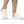 Load image into Gallery viewer, Casual Genderqueer Pride Colors White Lace-up Shoes - Women Sizes
