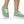 Cargar imagen en el visor de la galería, Casual Genderqueer Pride Colors Green Lace-up Shoes - Women Sizes
