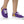 Cargar imagen en el visor de la galería, Casual Intersex Pride Colors Purple Lace-up Shoes - Women Sizes

