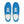 Cargar imagen en el visor de la galería, Casual Non-Binary Pride Colors Blue Lace-up Shoes - Women Sizes
