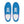 Carregar imagem no visualizador da galeria, Casual Omnisexual Pride Colors Blue Lace-up Shoes - Women Sizes
