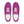 Laden Sie das Bild in den Galerie-Viewer, Casual Omnisexual Pride Colors Violet Lace-up Shoes - Women Sizes
