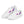 Carregar imagem no visualizador da galeria, Original Genderfluid Pride Colors White Lace-up Shoes - Women Sizes
