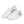 Cargar imagen en el visor de la galería, Agender Pride Colors Modern White Lace-up Shoes - Women Sizes
