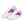 Load image into Gallery viewer, Bisexual Pride Colors Original White Lace-up Shoes - Women Sizes
