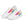 Carregar imagem no visualizador da galeria, Pansexual Pride Colors Original White Lace-up Shoes - Women Sizes
