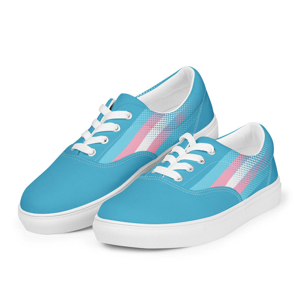 Transgender Pride Flag Lace-Ups