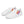 Load image into Gallery viewer, Classic Lesbian Pride Colors White Lace-up Shoes - Women Sizes
