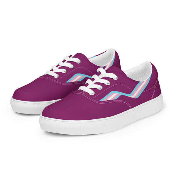 Transgender Violet Lace-up Shoes