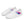 Cargar imagen en el visor de la galería, Bisexual Pride Colors Modern White Lace-up Shoes - Women Sizes
