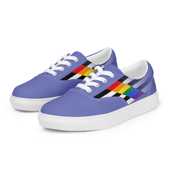 Ally Pride Colors Original Blue Lace-up Shoes - Women Sizes