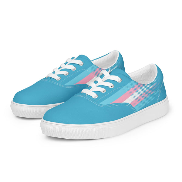 Transgender Pride Flag Lace-Ups