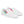 Cargar imagen en el visor de la galería, Classic Pansexual Pride Colors White Lace-up Shoes - Women Sizes
