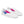 Load image into Gallery viewer, Bisexual Pride Colors Original White Lace-up Shoes
