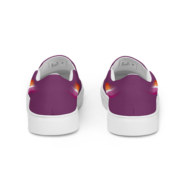Lesbian Pride Colors Original Purple Slip-On Shoes