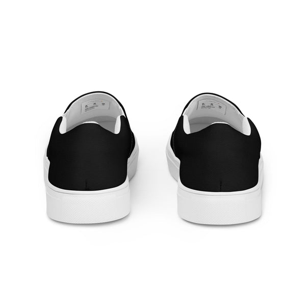 Gay Pride Modern Black Slip-On Shoes