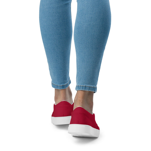 Ally Pride Modern Red Slip-On Shoes