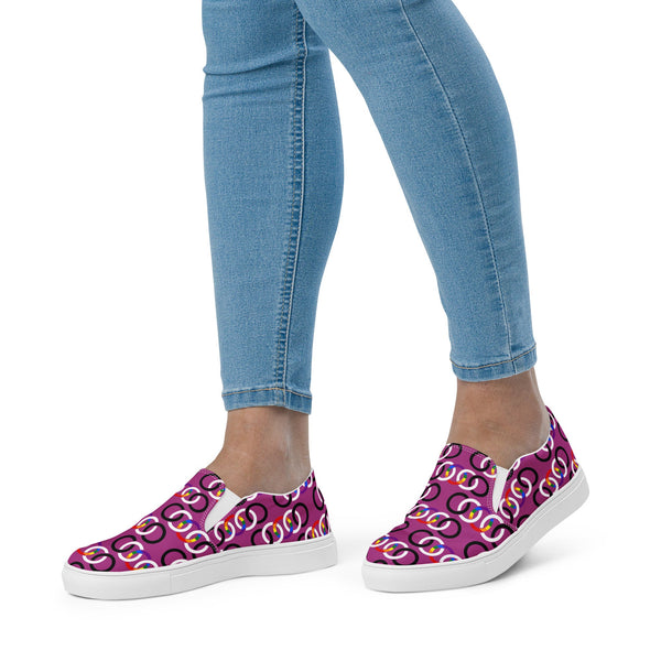 Ally Classic Purple Slip-On Shoes