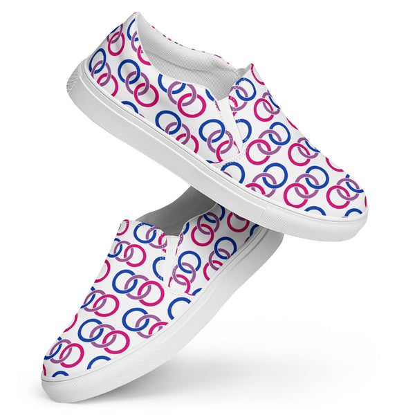 Bisexual Classic White Slip-On Shoes