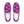 Laden Sie das Bild in den Galerie-Viewer, Genderfluid Pride Classic Violet Slip-On Shoes
