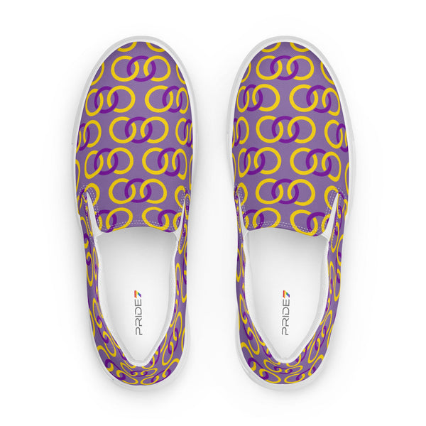 Intersex Pride Classic Purple Slip-On Shoes