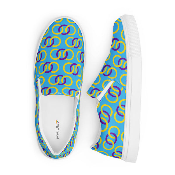 Intersex Pride Classic Blue Slip-On Shoes